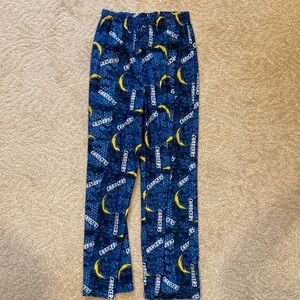 LOS ANGELES CHARGERS YOUTH LARGE PAJAMA PANTS